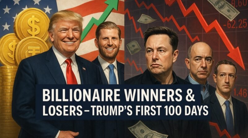 Billionaire Winners & Losers of Trump's First 100 Days