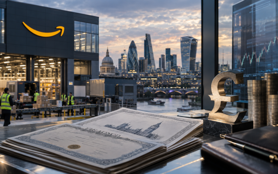 Amazon to Raise $5.8 Billion in First Sterling Bond Sale as 2026 Borrowing Nears $98 Billion 2 Amazon to Raise $5.8 Billion in First Sterling Bond Sale