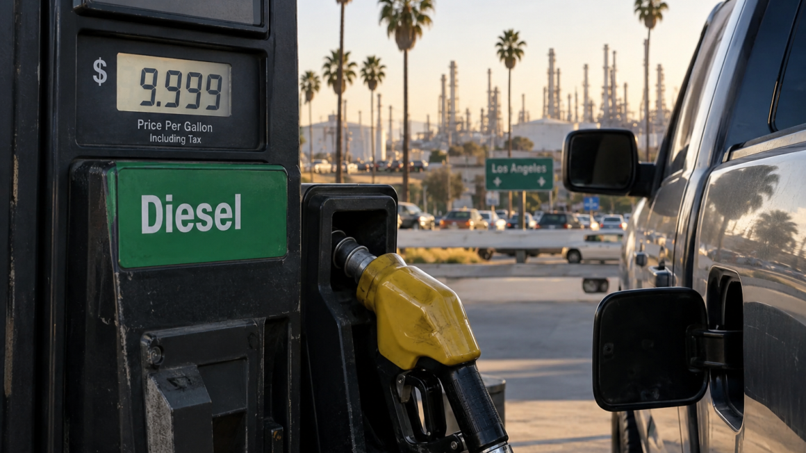 California Diesel Prices Reach $9.999 as Global Fuel Supply Crisis Intensifies 1 California Diesel Prices Reach $9.999