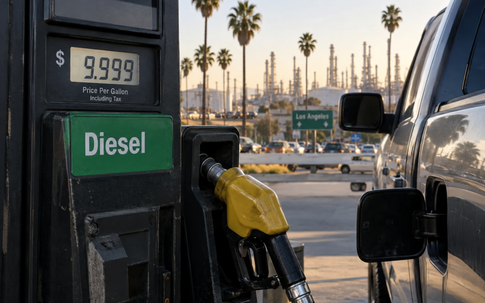 California Diesel Prices Reach $9.999 as Global Fuel Supply Crisis Intensifies 1 California Diesel Prices Reach $9.999